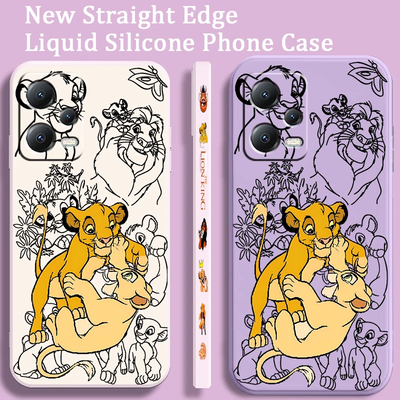 

Disney Lion King Anime Liquid Left Rope For Xiaomi Redmi Note 13 12 12S 12R 11 11T 11S 10 10S Pro Plus 5G TPU Phone Case