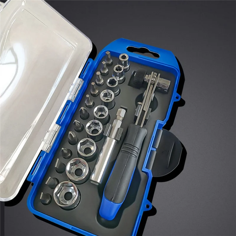 23 قطعة مفتاح ربط السقاطة السريع تمديد المقبس مجموعة قضيب عدة المنزلية اسئلة وجع المقبس مجموعة أدوات أداة سهلة الاستخدام
