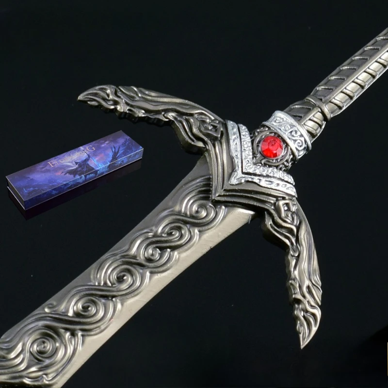 Juego Eldenn de 30cm, caza periférica, oración divina, armas de espada grande, modelo, caja de regalo, edición Katana, adorno coleccionable, regalo para niño