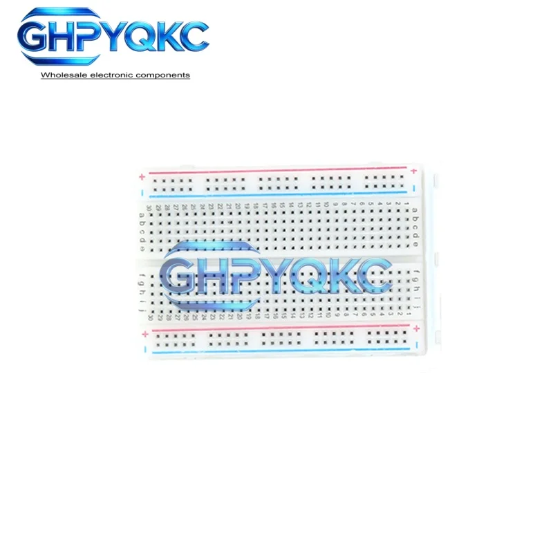 GHPYQKC MB-102 Solderless Breadboard 400/830 Point Prototype PCB Bread Board for Proto Shield Distribution Connection