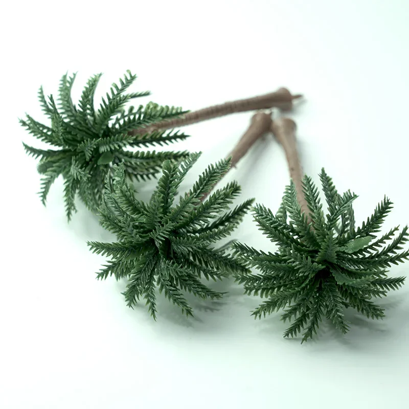 Ho Scale Model Palm Tree Artificial Coconut Landscape Train Railway Beach Seaside Diy Layout Scenery Miniature Diorama