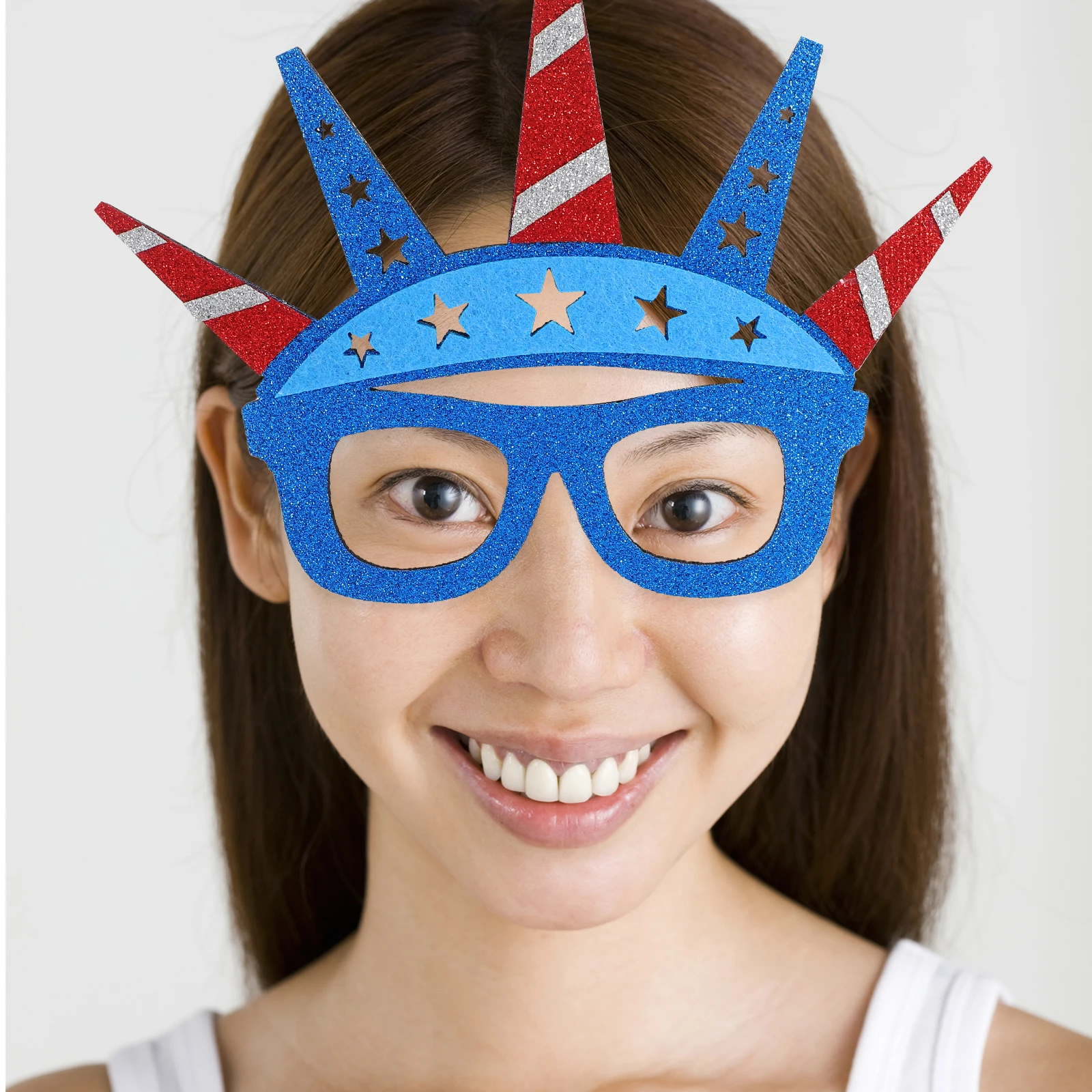 

3 Pcs Day Glasses Glasses Frames For Party Patriotic Sunglasses Funny Photo Booth Props Party Accessories Usa Decorations