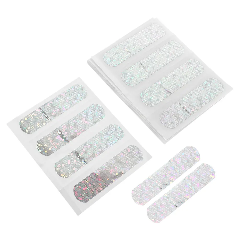 50 قطعة من الضمادات اللامعة المقاومة للماء بتصميم ليلي ملون لاصق يغطي ضمادة واقية قابلة للتنفس لـ #2