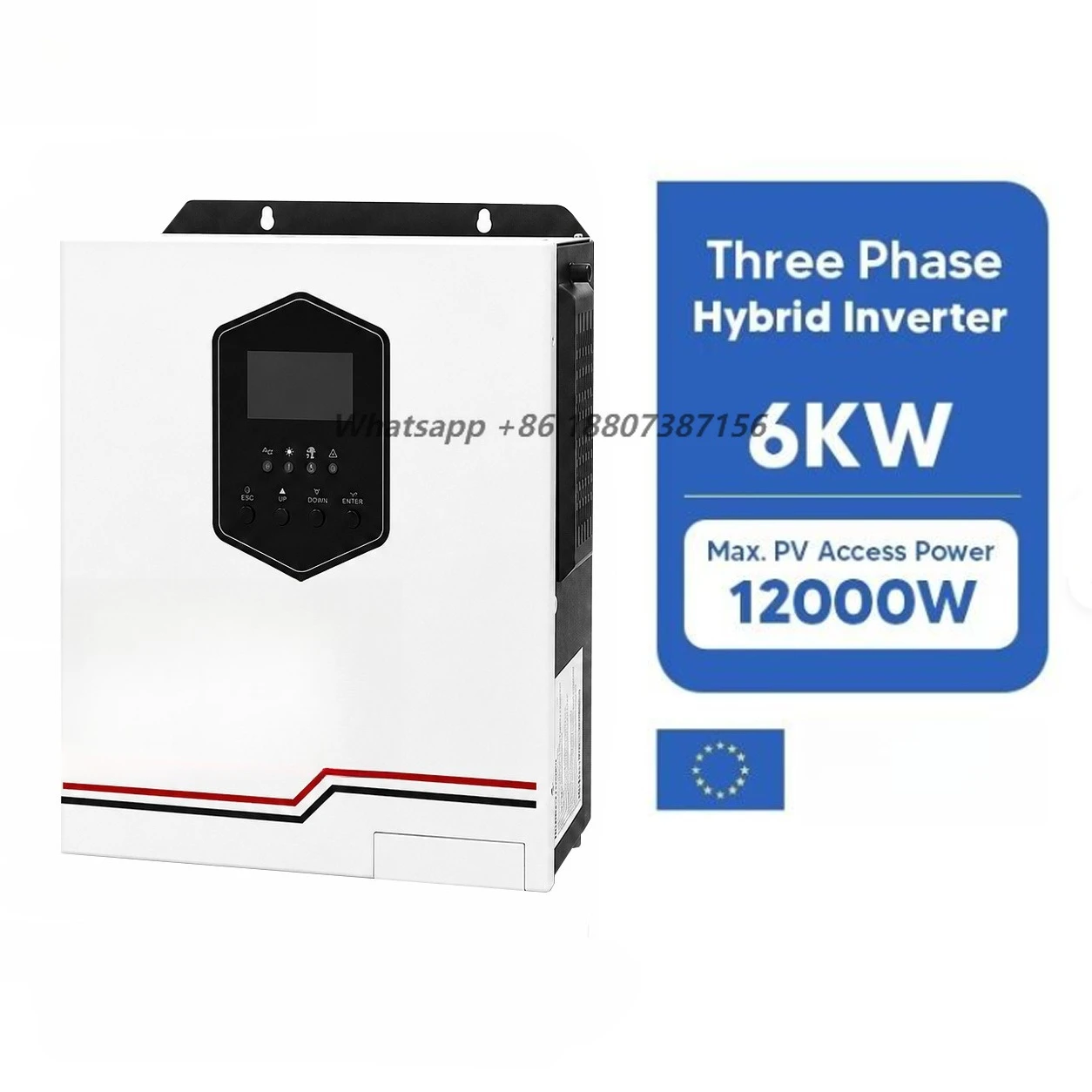 10kw 15kw 20kw Hybrid Solar Inverter with  Charge Controller and WiFi for Commercial Home Use