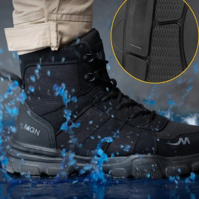 Work Boots Indestructible Safety Shoes Men Steel Toe Shoes Puncture-Proof Sneakers Women Non Slip Work Shoes Male Tactical Boots 3