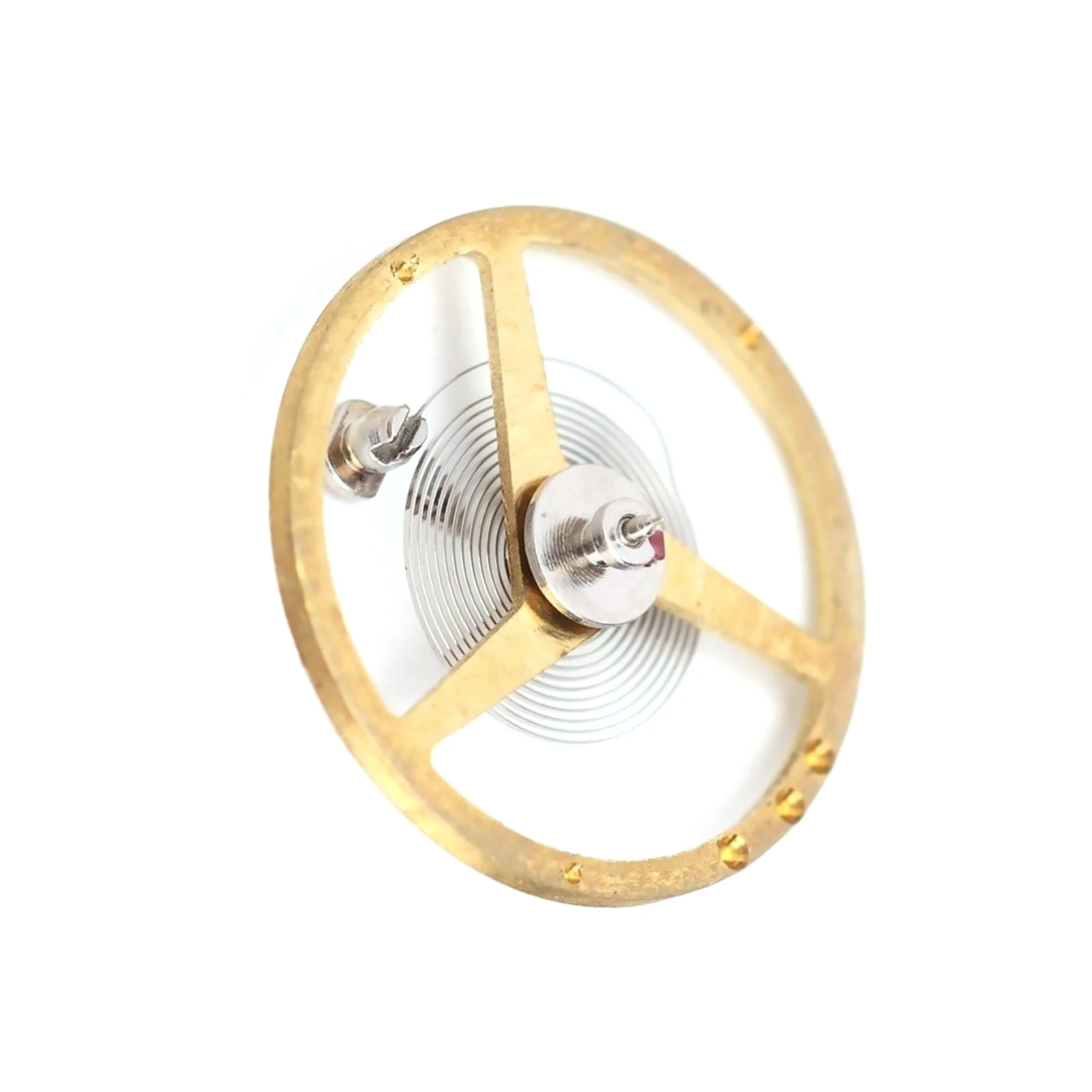 Balance Wheel Replacement for ETA 2671 Movement, Watch Repair Part with Hairspring, Durable Metal Direct Fit for Watchmaker