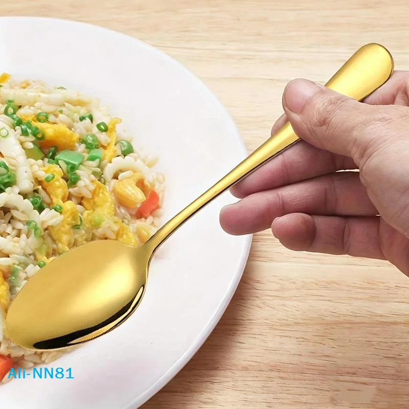 【N】1/2 PCS Golden Disposable Cutlery Forks Spoons Set Birthday Decorations Wedding Adult Party Suppllies Christmas