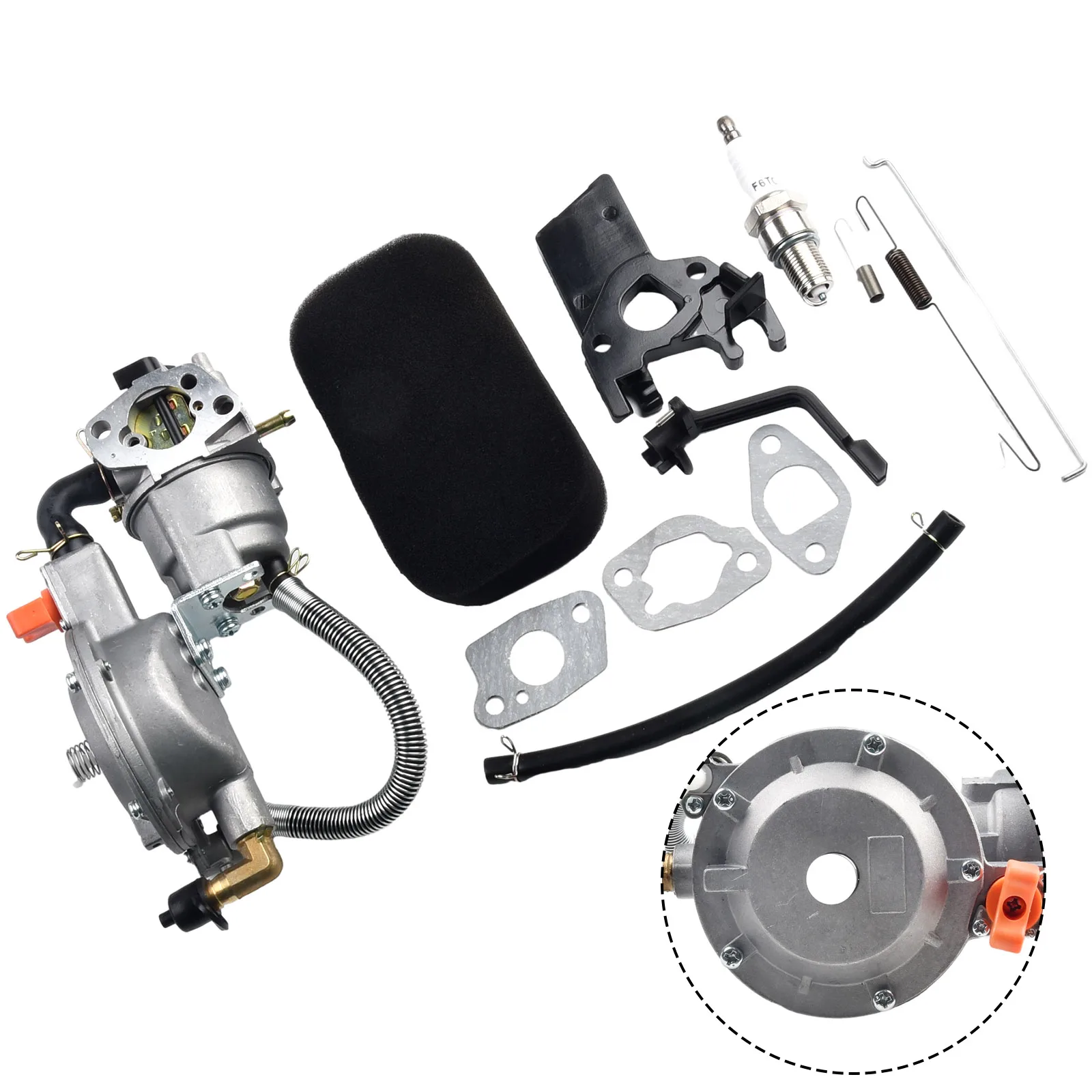 170F Dual Fuel Carburetor for gx200 for lpg Conversion Kit for carb Fuel Filter For Propane Generators Engine Motor Garden Tool