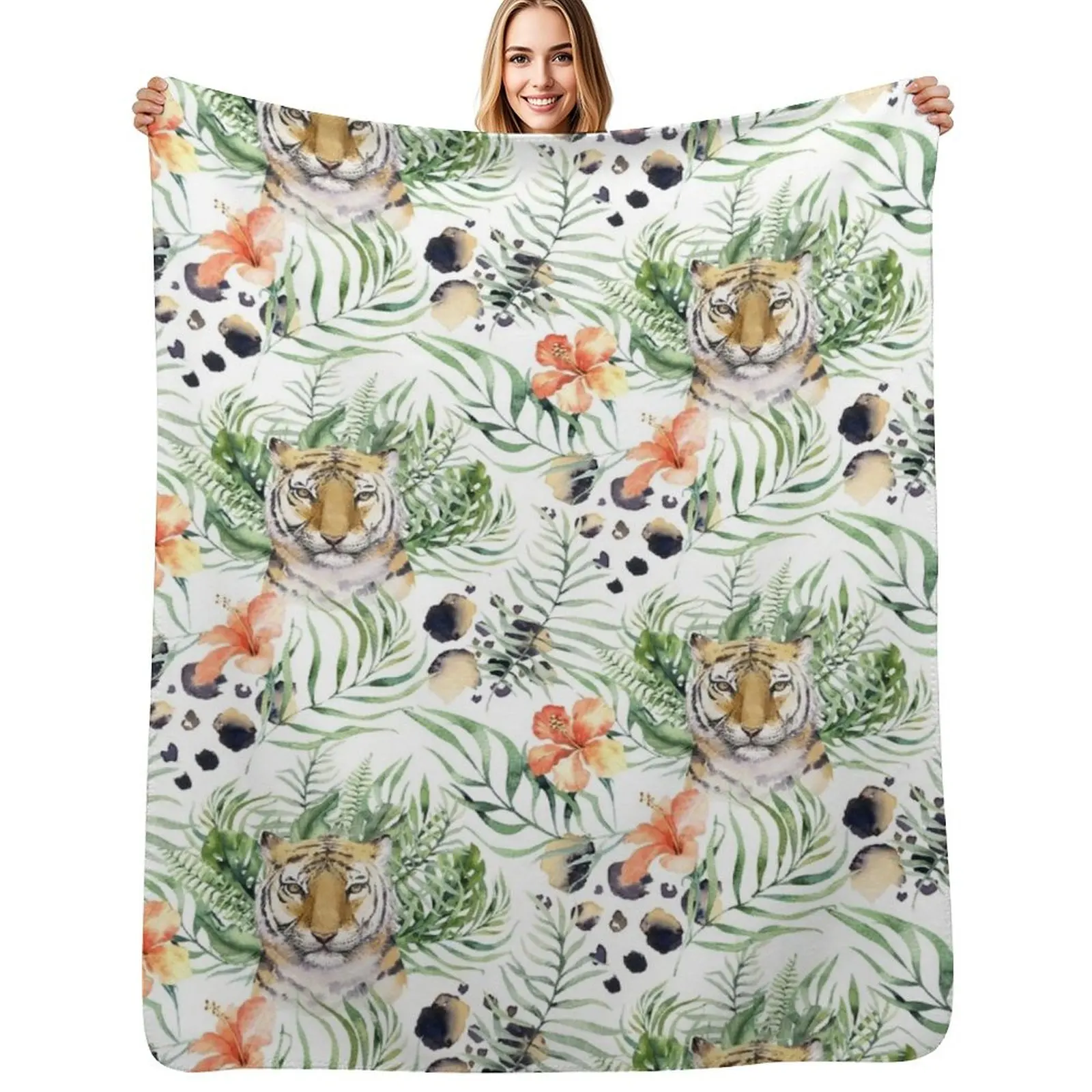 

Tiger Pattern I Throw Blanket Blankets For Bed Cute Blankets For Baby Decorative Sofa Blankets