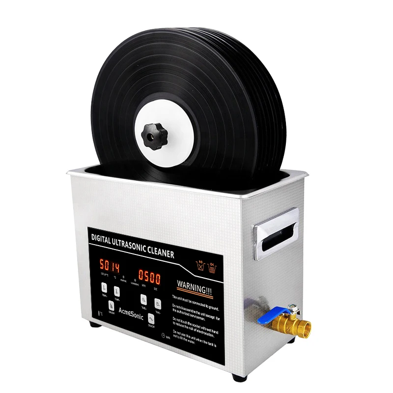 

Промышленные ультразвуковые очистители 180 Вт, 40 кГц, 6,5 л, очиститель виниловых пластинок, ультразвуковая чистящая машина высокой мощности