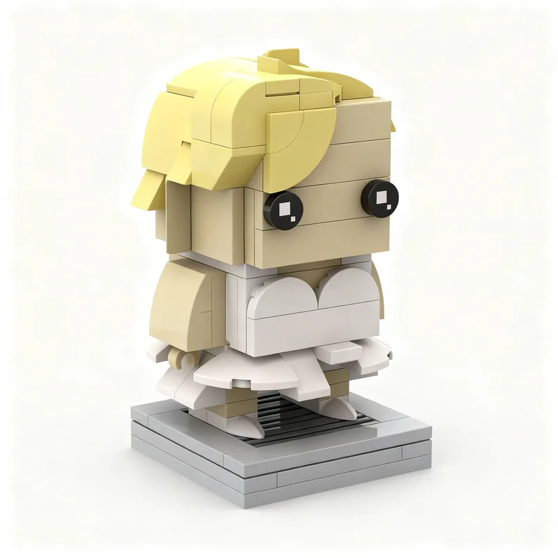 146pcs MOC Marilyn Monroe Big Head Figure Model Building Blocks Home Decor Desk Display Shelf Accent Collection Gift For Adults