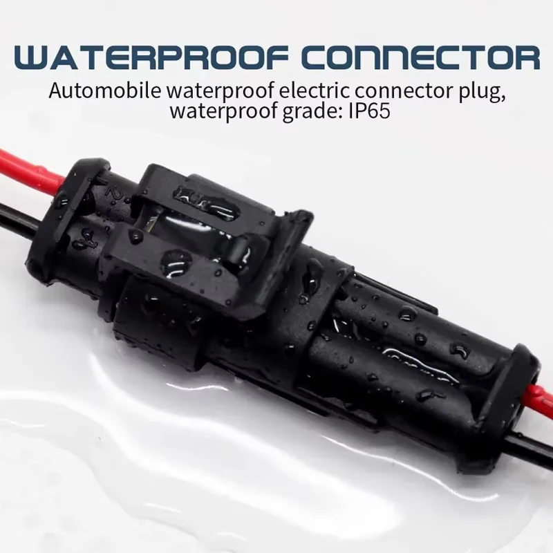 5 Pairs 2 Pin Connector Waterproof Connector Male and Female Way 20AWG Wire Suitable for Car Truck Boat Other Wire Connection image 3