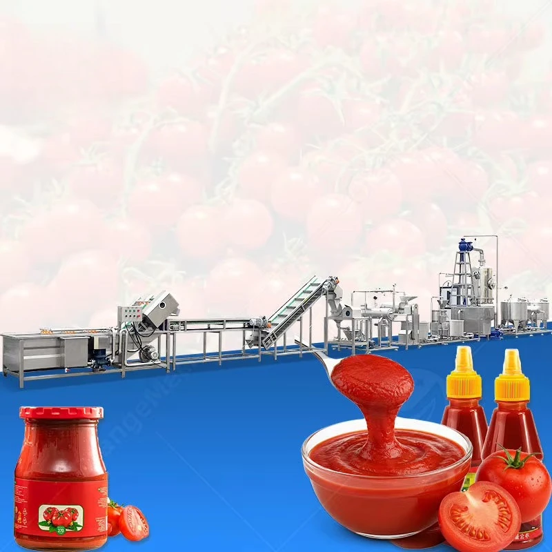 Tomato Paste Ketchup Sauce Production Line Small Making Machine Manufacture Plant Sale Factory Direct Accept Custom
