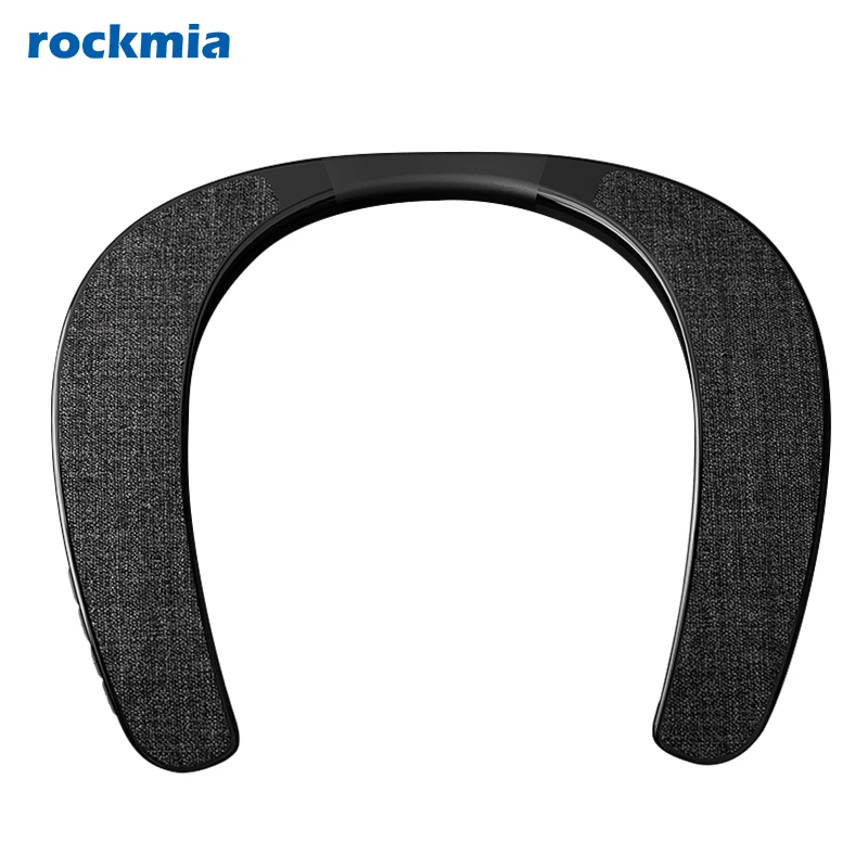 Rockmia Brand EBS-905 Wireless Wearable Neckband Bluetooth Speaker TF card Stereo Music Player Microphone Bass FreeHands Speaker