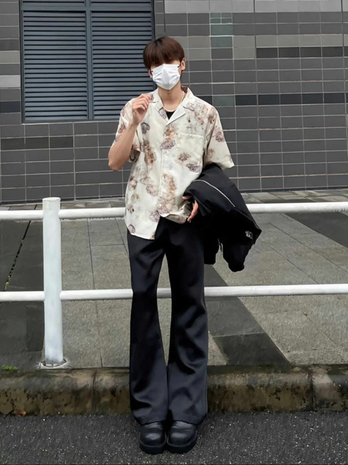 

Cleanfit Casual Men's Summer New Sle Pants Drapey Suit Trousers Loose Fit Anti-crease Long Pants Cool Sle Polyester Fiber