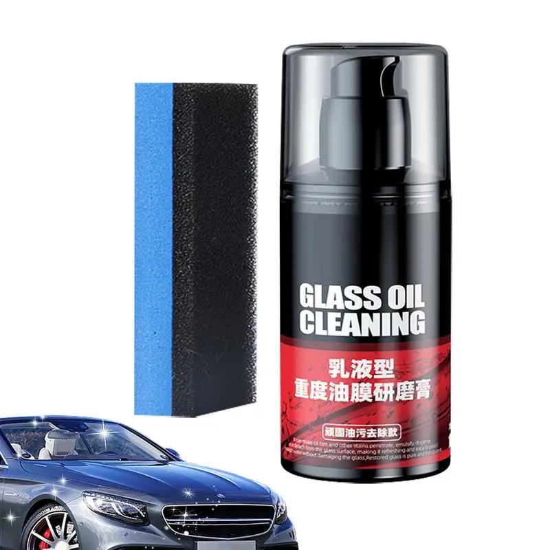 

Glass Oil Film Remover Car Window Cleaning Cream Glass Stripper Quick And Effective Restoration Of Tinted Non Tinted Windows