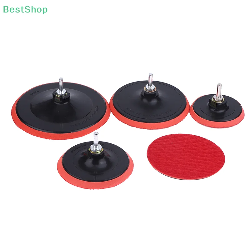 3/4/5 Inch Foam Plastic Backing Pad Sanding Disc Backer Thread Polishing Sanding Backer Plate For Angle Grinder Sander Tools