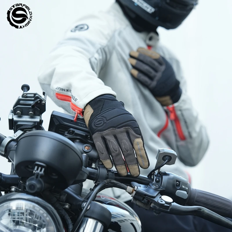 sfk-newest-motorcycle-gloves-summer-breathable-non-slip-wear-resistant-cushioning-joint-protection-full-finger-riding-equipment