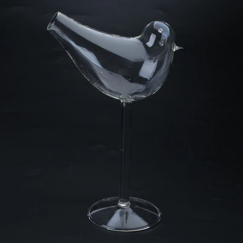 Multipurpose Bird Glass Clear Wine Glasses Delicate and for Creative Look Durabl