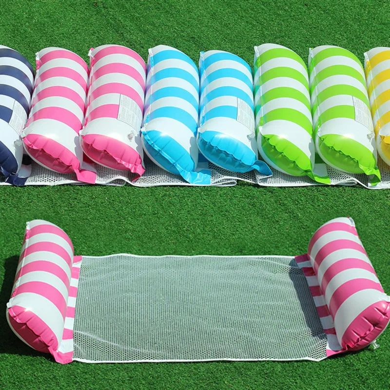 2023 ใหม่เปลญวนน้ําRecliner Inflatableลอยว่ายน้ําที่นอนทะเลแหวนว่ายน้ําสระว่ายน้ําของเล่นเลานจ์เตียงสําหรับว่ายน้ํา