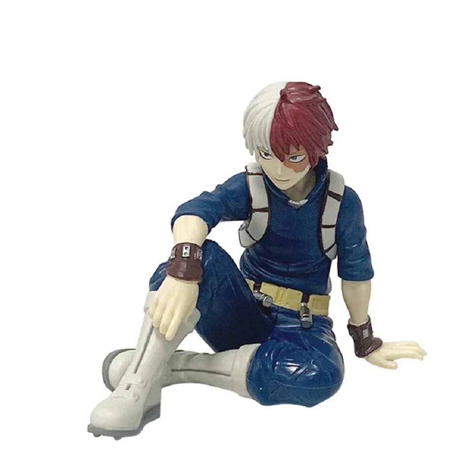 Nuovo My Hero Academia Anime Figura Shoto Bakugou Boku Izuku Duke Azione in PVC Quattro Figure Seduta Postura Serie Collezione Modello