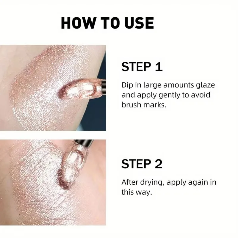 グリッターメタリック液体口紅シマー防水長期的なリップ釉薬簡単に着色ノンスティックカップメイクアップ化粧品