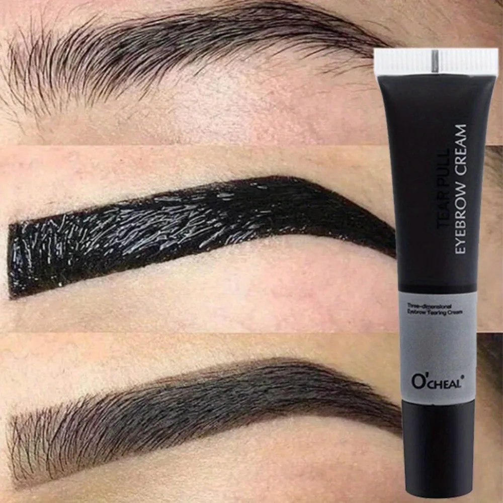 Long-Lasting Waterproof Eyebrow Gel - Semi-Permanent Tattoo Tint for Enhanced Color and Definition - Korean Makeup Cosmetic