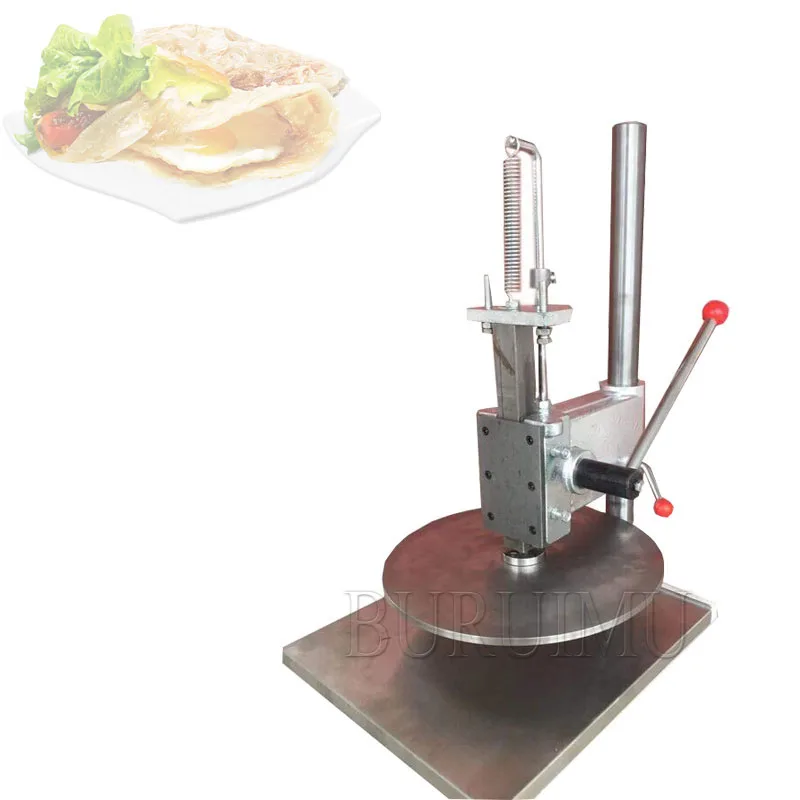 

Stainless Steel Household Pizza Dough Pastry Manual Press Machine Flour Tortilla Maker Dough Press Machine