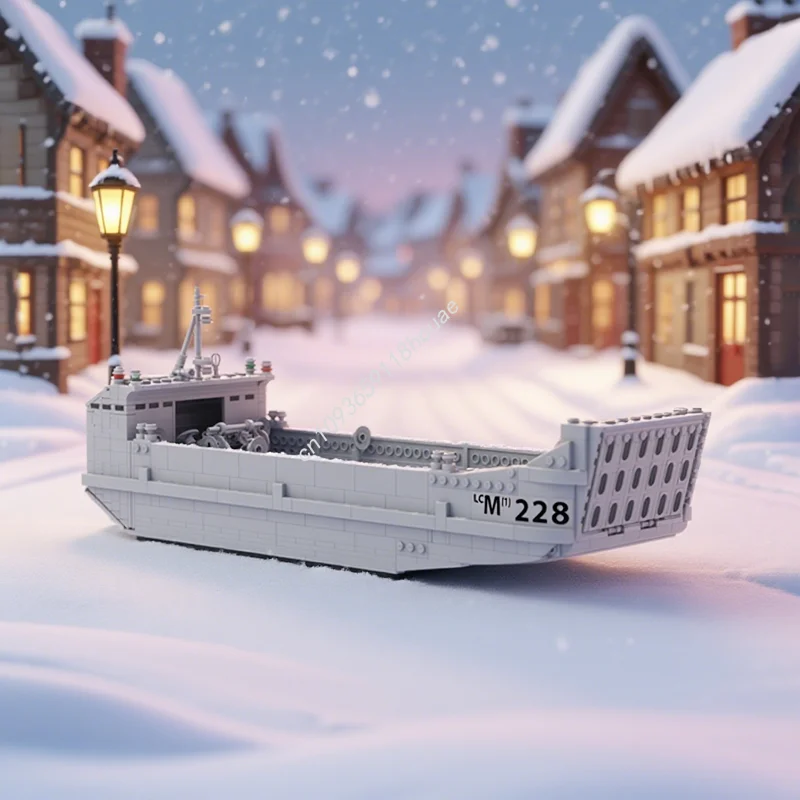 

1198pcs MOC LCM Mark 1 City Harbor Model Building Blocks Construction DIY Creative Idea Christmas Gift Education Toy Brick