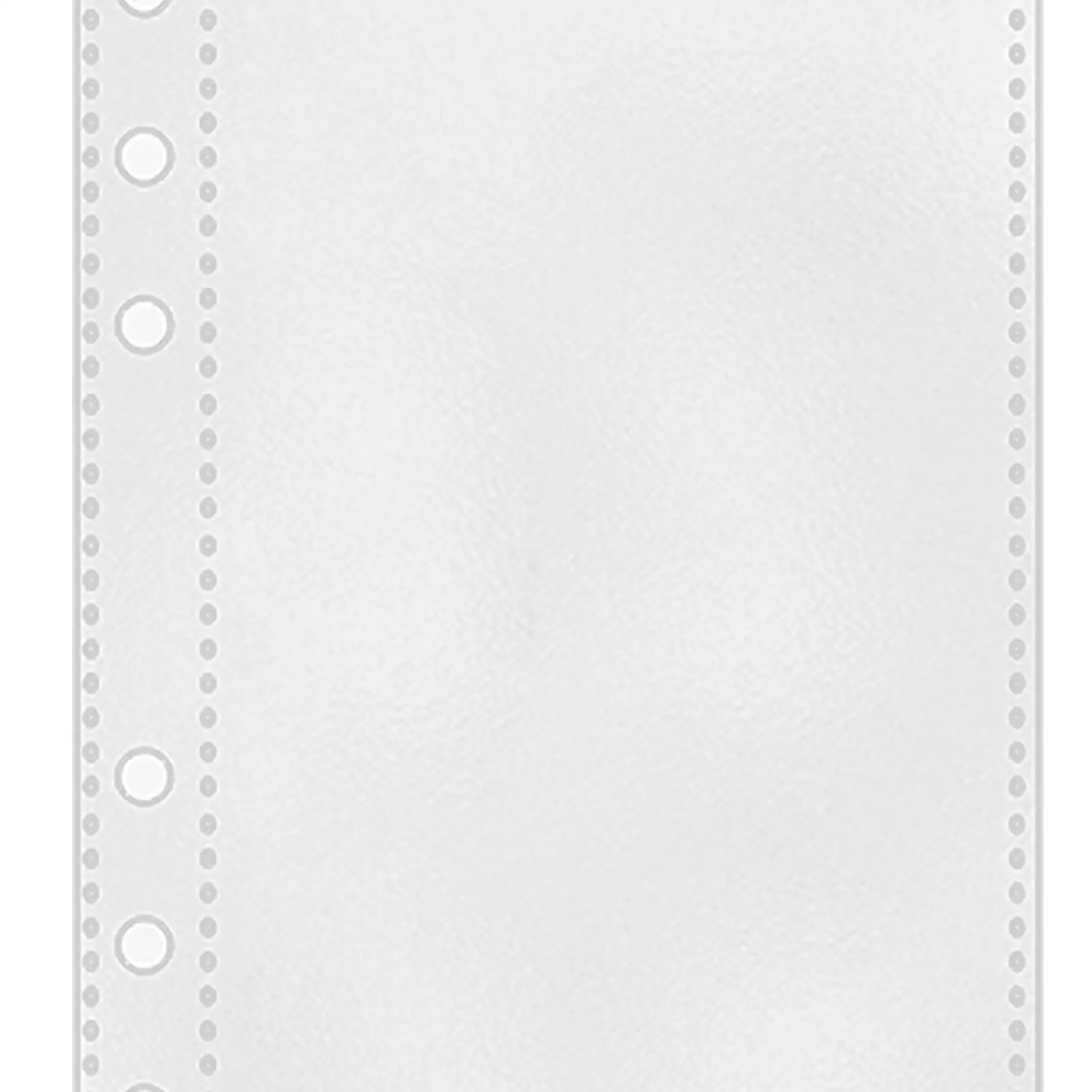 A6 Binder Inserts 10 Pieces 6-Ring Planner Refill Pages For Card Top Loading Protectors For Cash Organizer Business Card Tracker