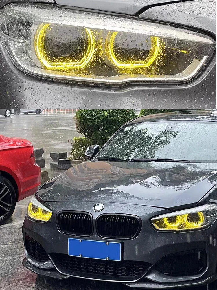 

For BMW 1 series Angel Eyes DRL RGB multicolor LED boards F20 F21 GTS daytime running lights Lemon Yellow DRL chip