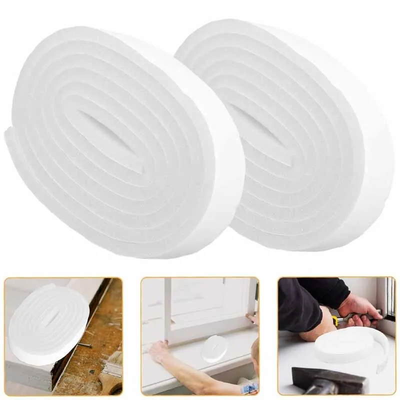 1/2rolls waterproof and anti condensation window tape -3.0 cm x 200.0 cm synthetic rubber sealing strip,for indoor/outdoor use