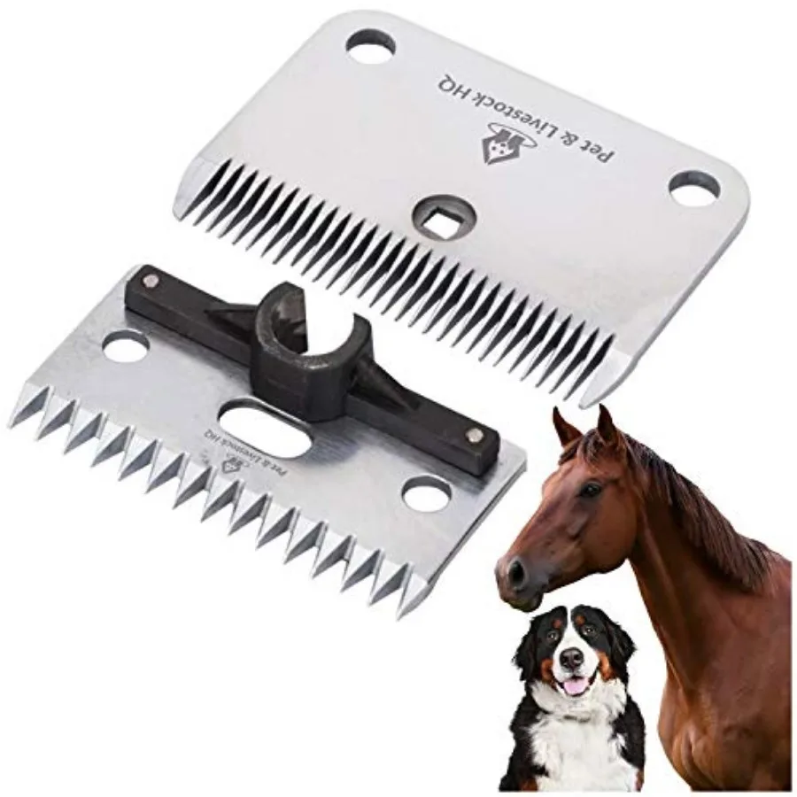 

Replacement Dog Clipper Blades 380W Electric Shaver, Trimmers and Oster Precision Horse Grooming Shears - Thick Matted Hair and