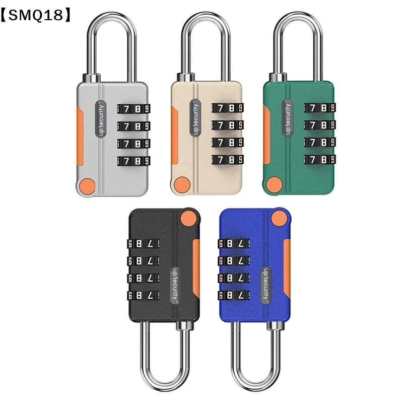 Multicolor 4 Digit Combination Padlock With Resettable Code And Sturdy Metal Shackle Perfect For Gym Locker Luggage Travel【SMQ】