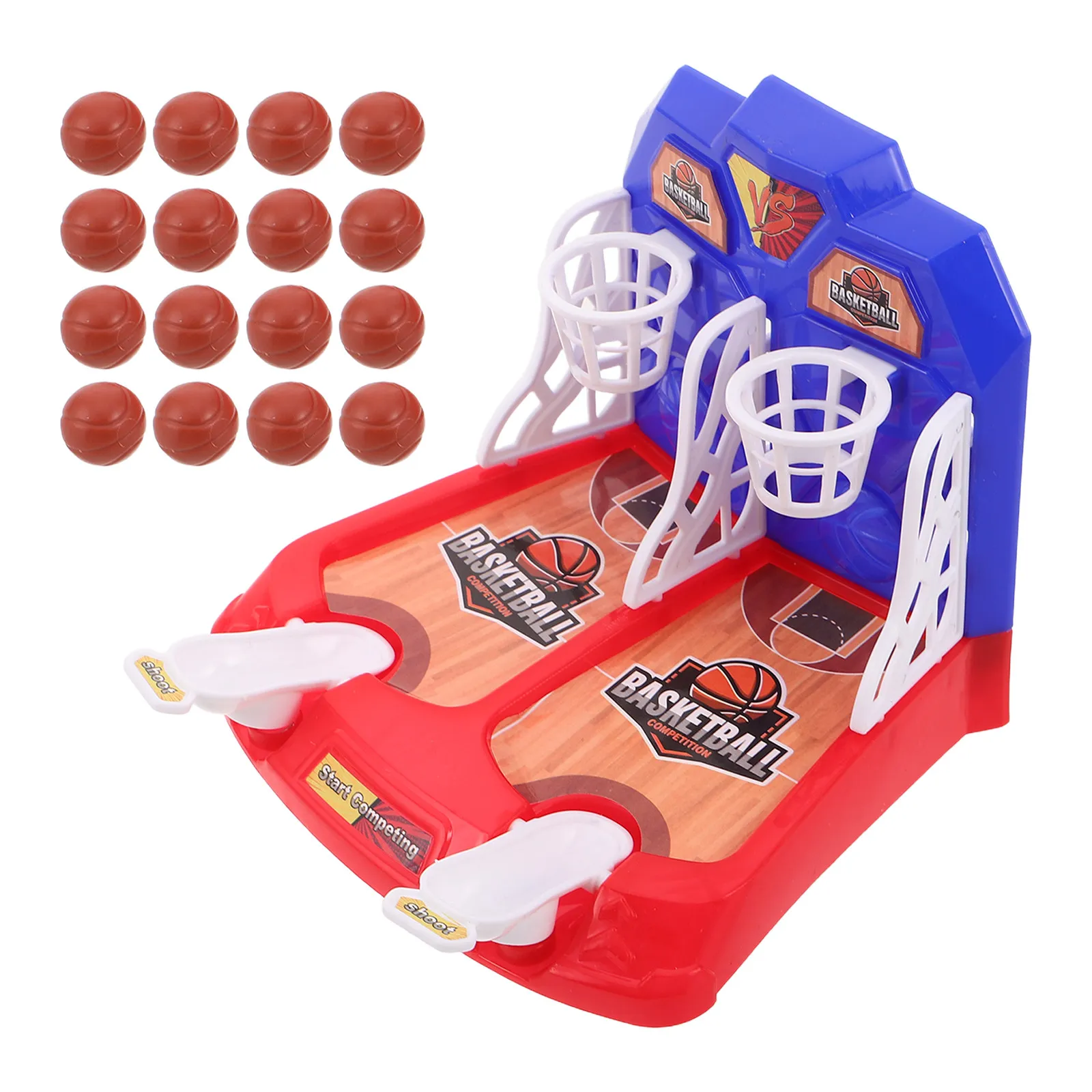 

1Set Mini Basketball Hoop Finger Game Desktop Tabletop Basketball Machine for Office Home Desk Stress Relief Hand Eye