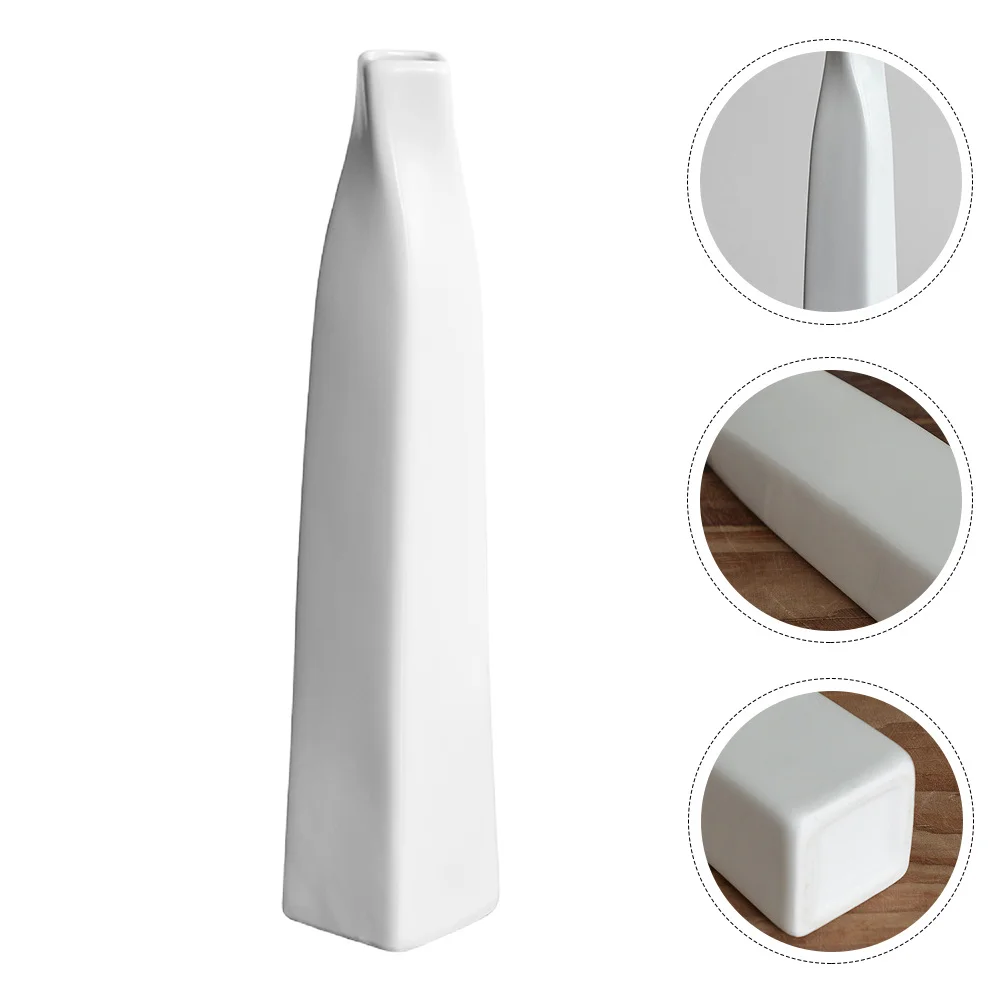 

1Pc Small Ceramic Vase for Hydroponic Plant Arrangement Modern Pottery Decorative Home Desktop Planter