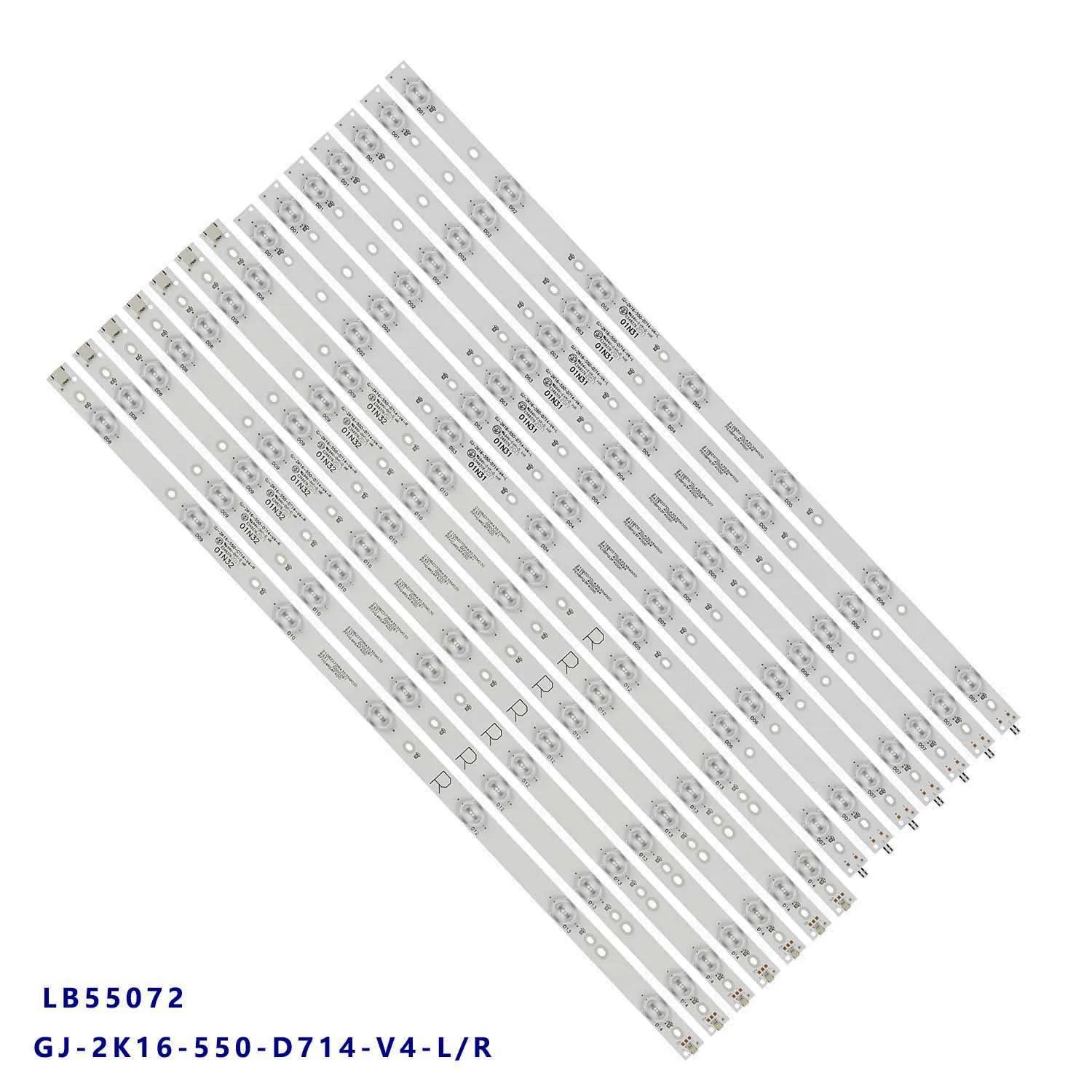 

Светодиодная подсветка для 55PFF5701/T3 5PUG6102 /78 TPT550U2 GJ-2K16-550-D714-V4-L R LBM550M0701-KY-4 0 (R) (L)