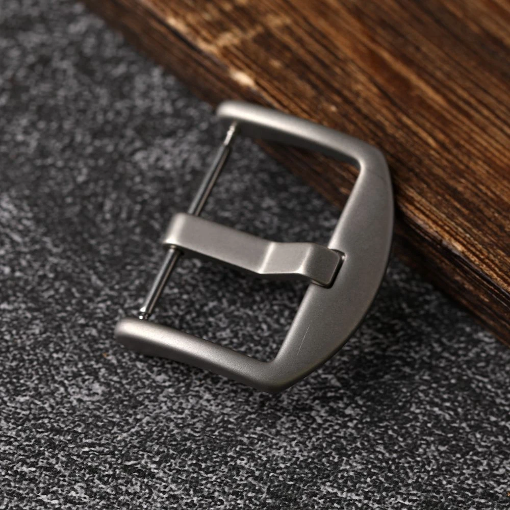 High-end Titanium Buckle, 20 22 24MM, Titanium Color Gold Buckle, Genuine Leather Rubber Watch Buckle Accessories