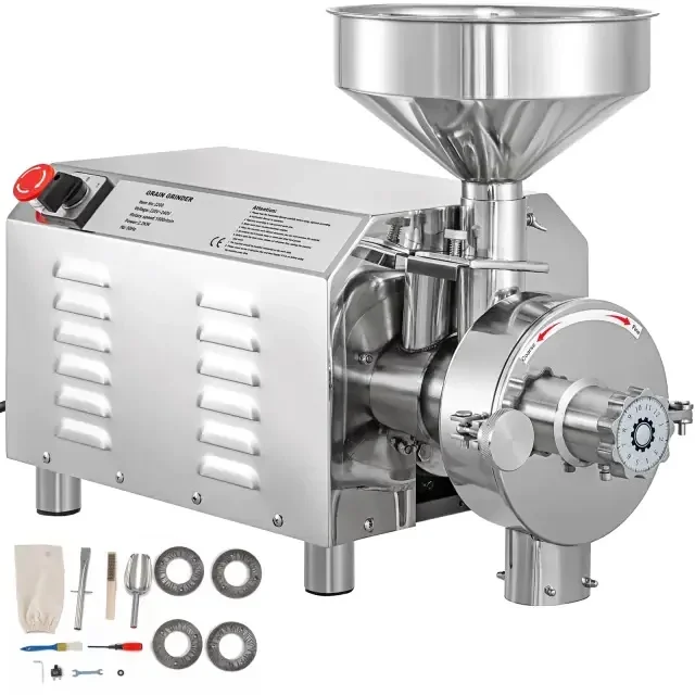 HORUS Stainless Steel Commercial Large Capacity Flour Milling Machinery Grinder Machine  Flour Mill