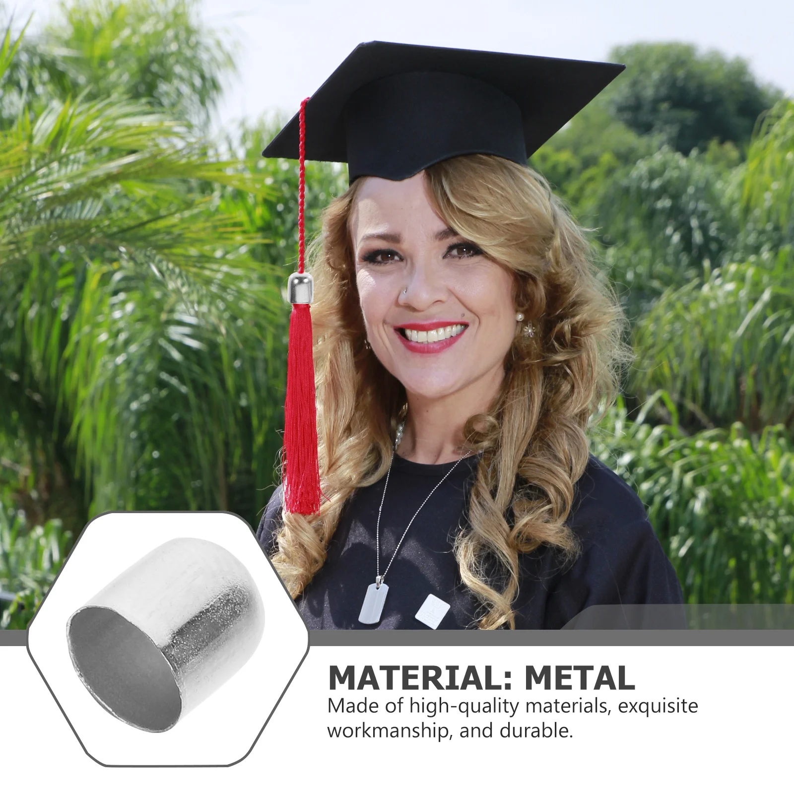 

100Pcs Earring Accessories Tassel End Suede Fiber Crimp Metal Cord Tips Jewelry Making Supplies for DIY Charms Key Ornaments