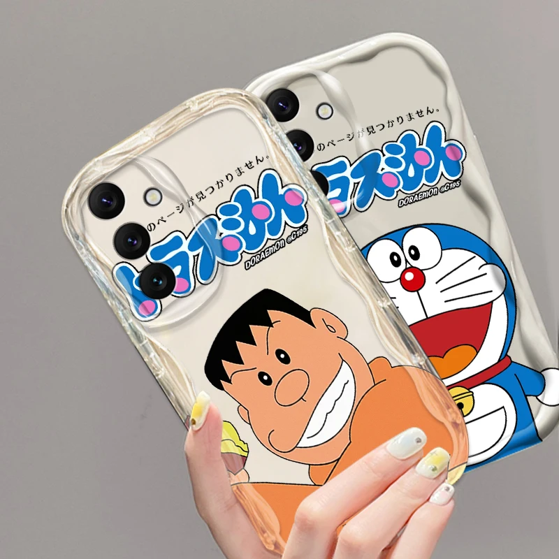 D-Doraemon Animation Hot For Samsung A55 A54 A53 A52 A35 A34 A33 A32 A25 A24 A23 A22 A21S A15 A13 A14 5G Wave Oil TPU