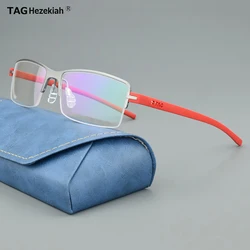 TAG Hezekiah brand Titanium Glasses Frame Men TH3922 Retro square Eyeglasses Woman Eyewear Myopia Optical Prescription spectacle