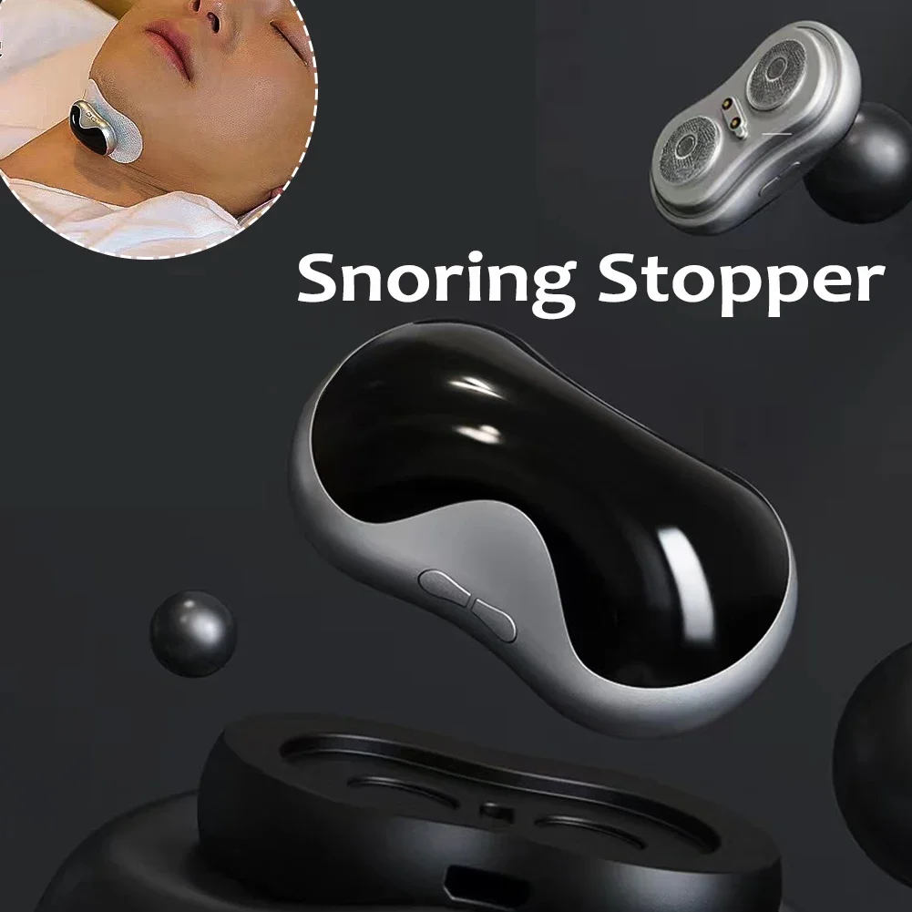 Pulse Snore Stopper Smart Anti-Snoring Device Smart Throat Massager Snore Prevents Muscle Stimulator TENS EMS Snore-free Device