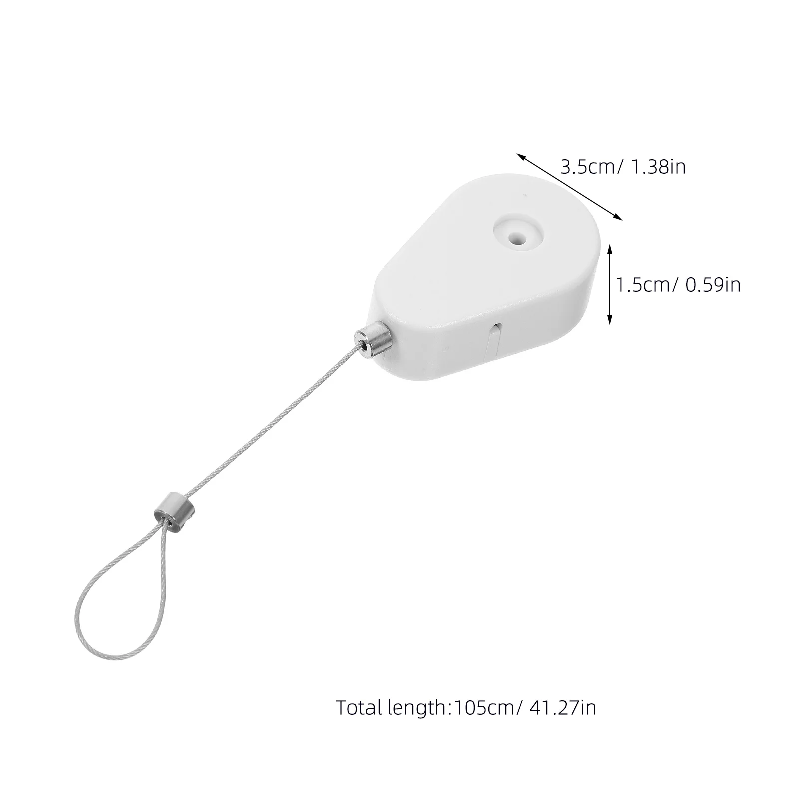 Anti-diefstal trekdoos Intrekbare stalen kabeldraad Elektronische productkoffer Automatische opname Telescopische plastic houderkoffers