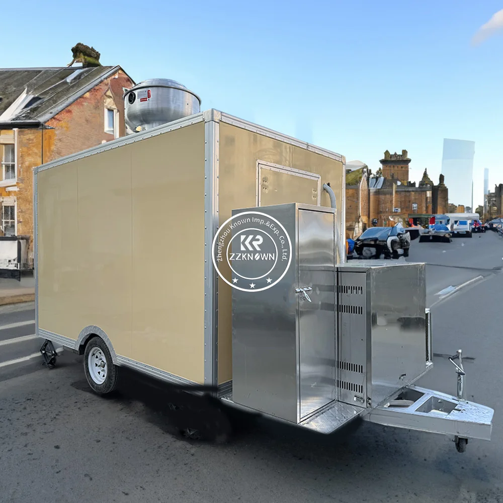 

Mobile Kitchen Food Van Food Multi-function Mobile Food Trailer Carts Available for sale