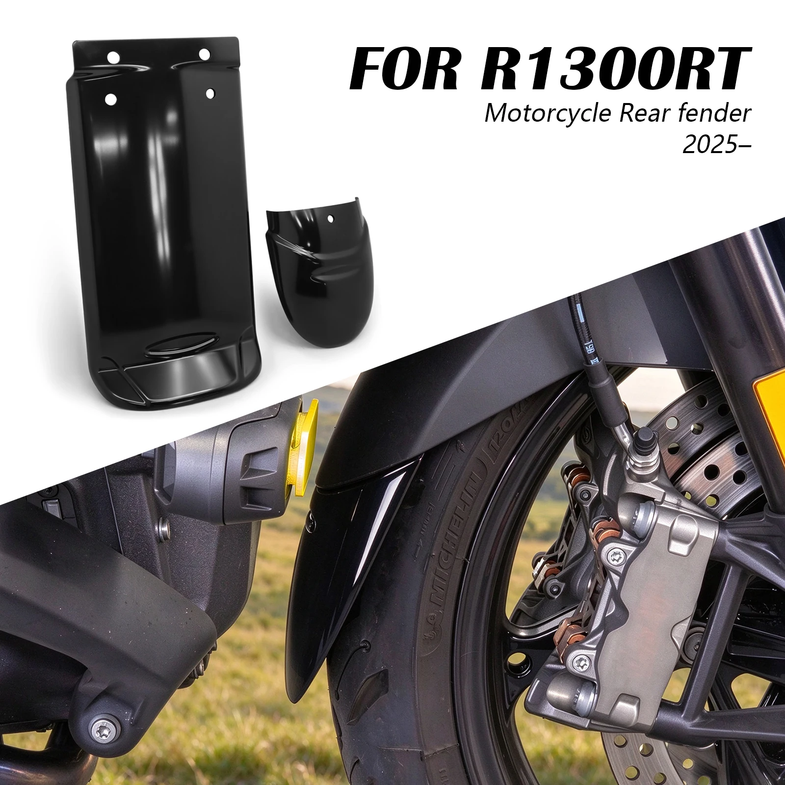 Motorcycle Front Fender Rear Fender Rear Wheel Front Fender Splash-Proof Mudguard Water For BMW R1300RT 2025 r1300 rt 2026