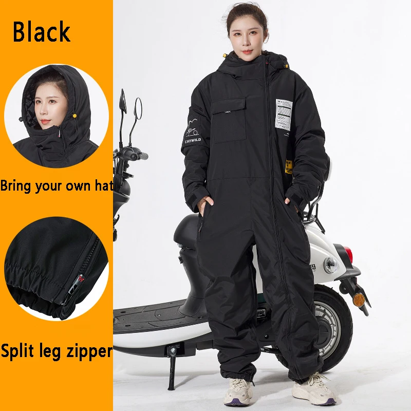 Chaqueta de motocicleta a prueba de frío para hombre y mujer, traje a prueba de viento, equipo de campo traviesa para motocicleta, traje de pesca de esquí de terciopelo, Invierno