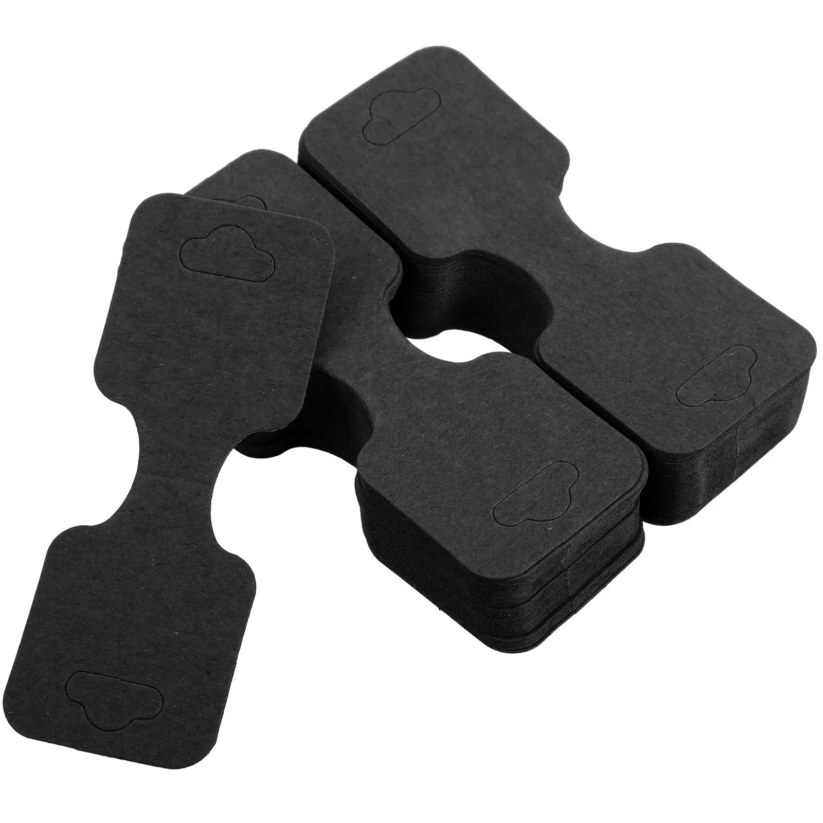 

100 шт. карточек для демонстрации ювелирных изделий, пустые, складные, удобные в использовании, для ожерелий, браслетов, упаковки, органайзеры для украшений, для продажи