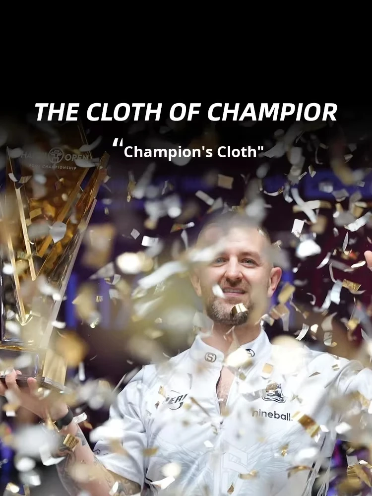 Kain Meja Biliar Khusus Kejuaraan Dunia 860 Impor, Aksesoris Snooker & Biliar untuk Meja Biliar