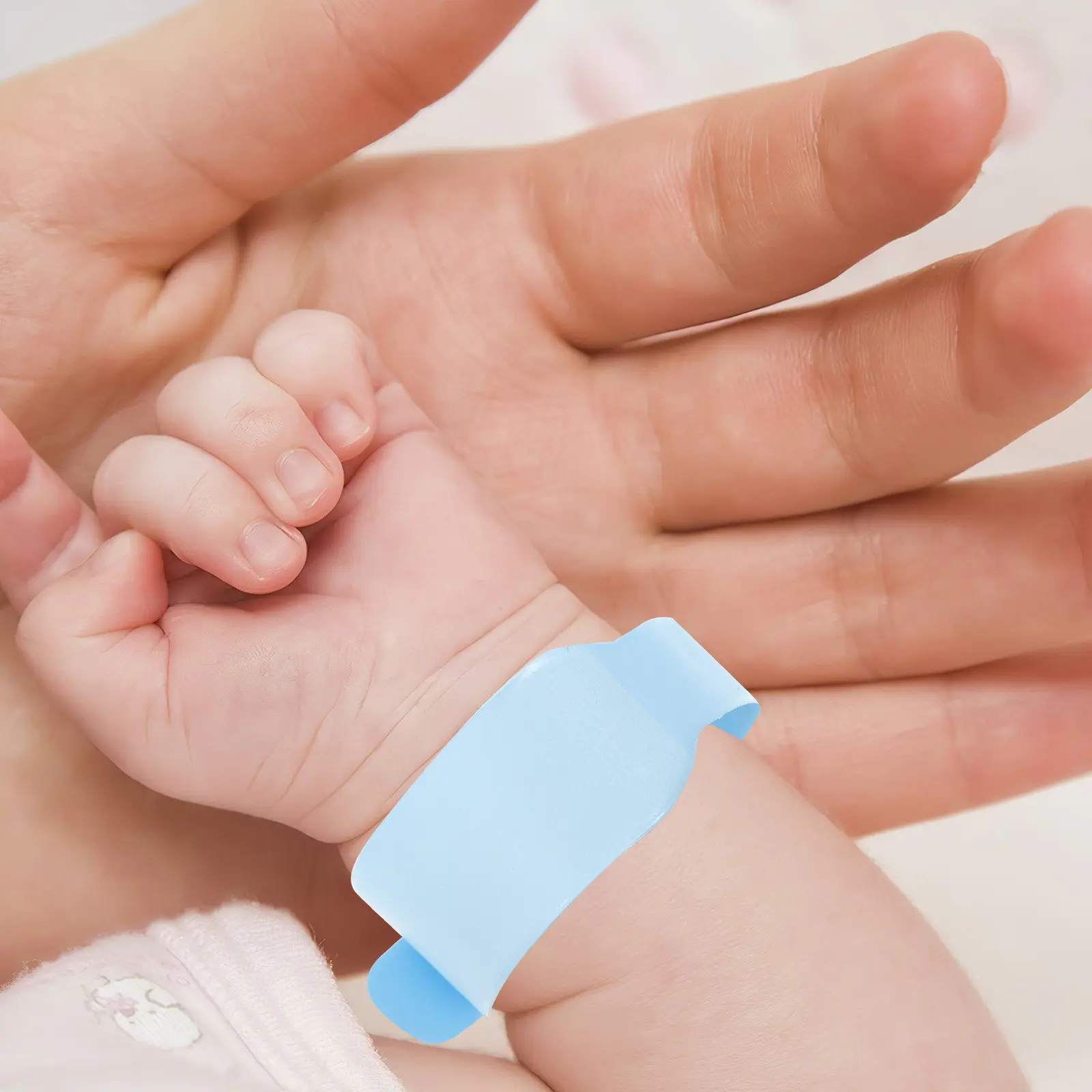 

100Pcs Wristbands Disposable PVC Hospital Id Bands Waterproof Writable Soft Comfortable Patient Safety